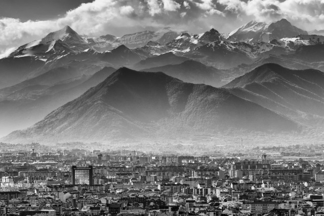 Turin and mountains - 