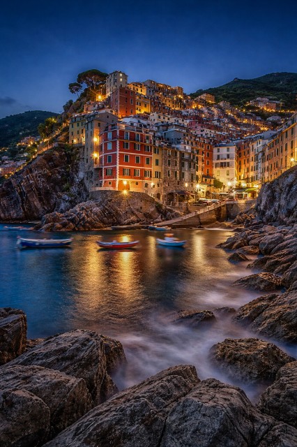 Riomaggiore, notturna - Limited Edition