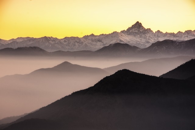 Tramonto sul Monviso - Open